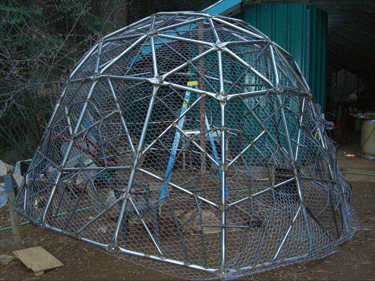 The new chicken coop almost finished