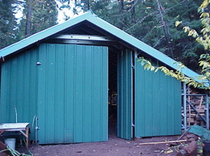 Studio with new roof