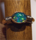 Zuni gold ring