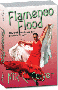 Book cover of Flamenco Flood by author Nik C Colyer